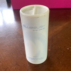Avon Blue Rush Shimmering Body Powder Talc Rare Vintage Factory Sealed